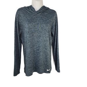 Nike Women Shirt Small Dri Fit Dry Legend Training Hoodie Lightweight 902098-010